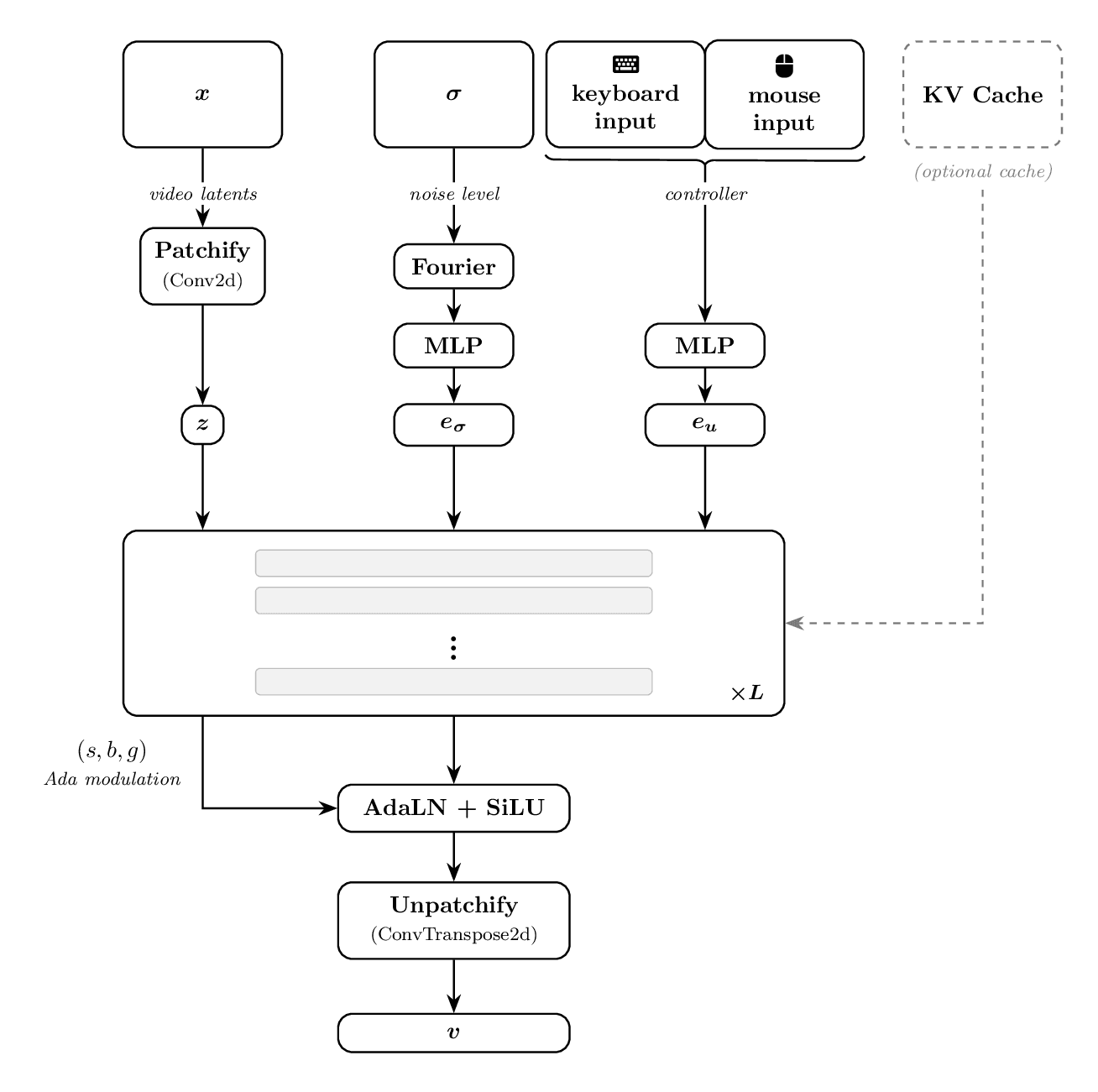 DiT architecture diagram